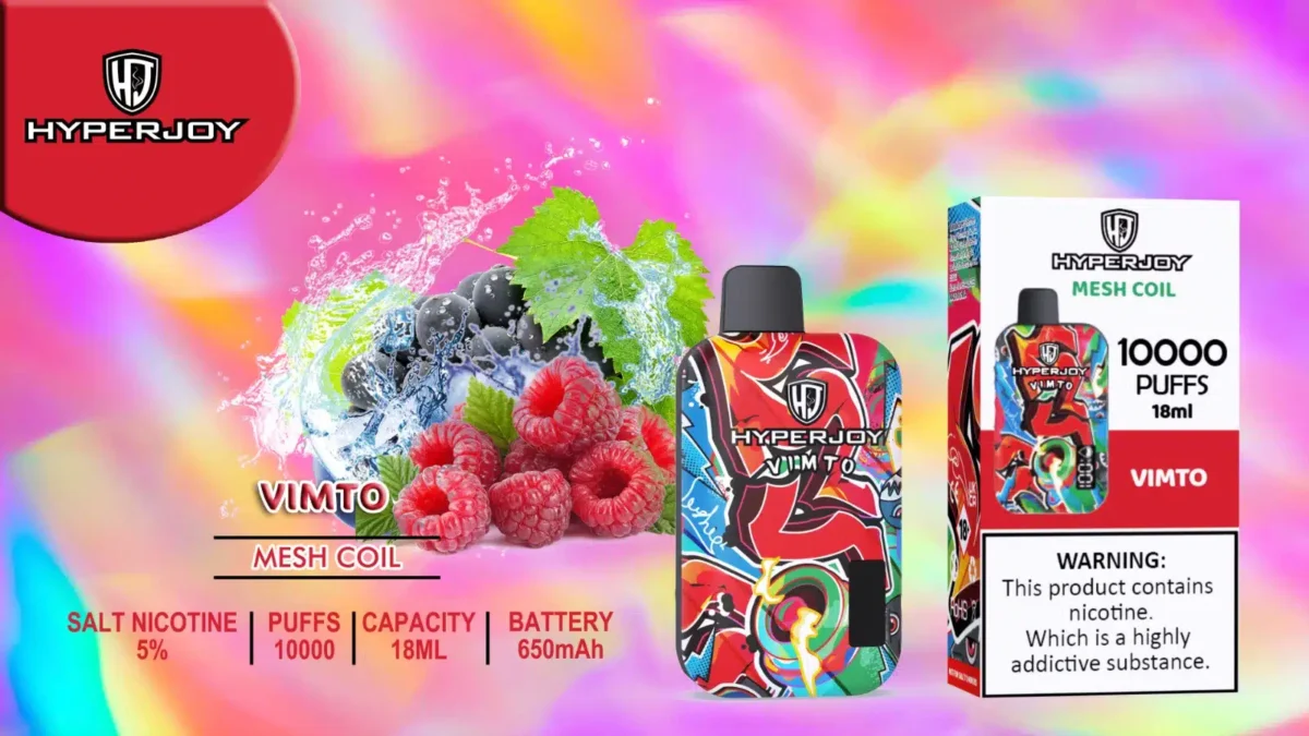Hyperjoy 10000 Puffs Vimto