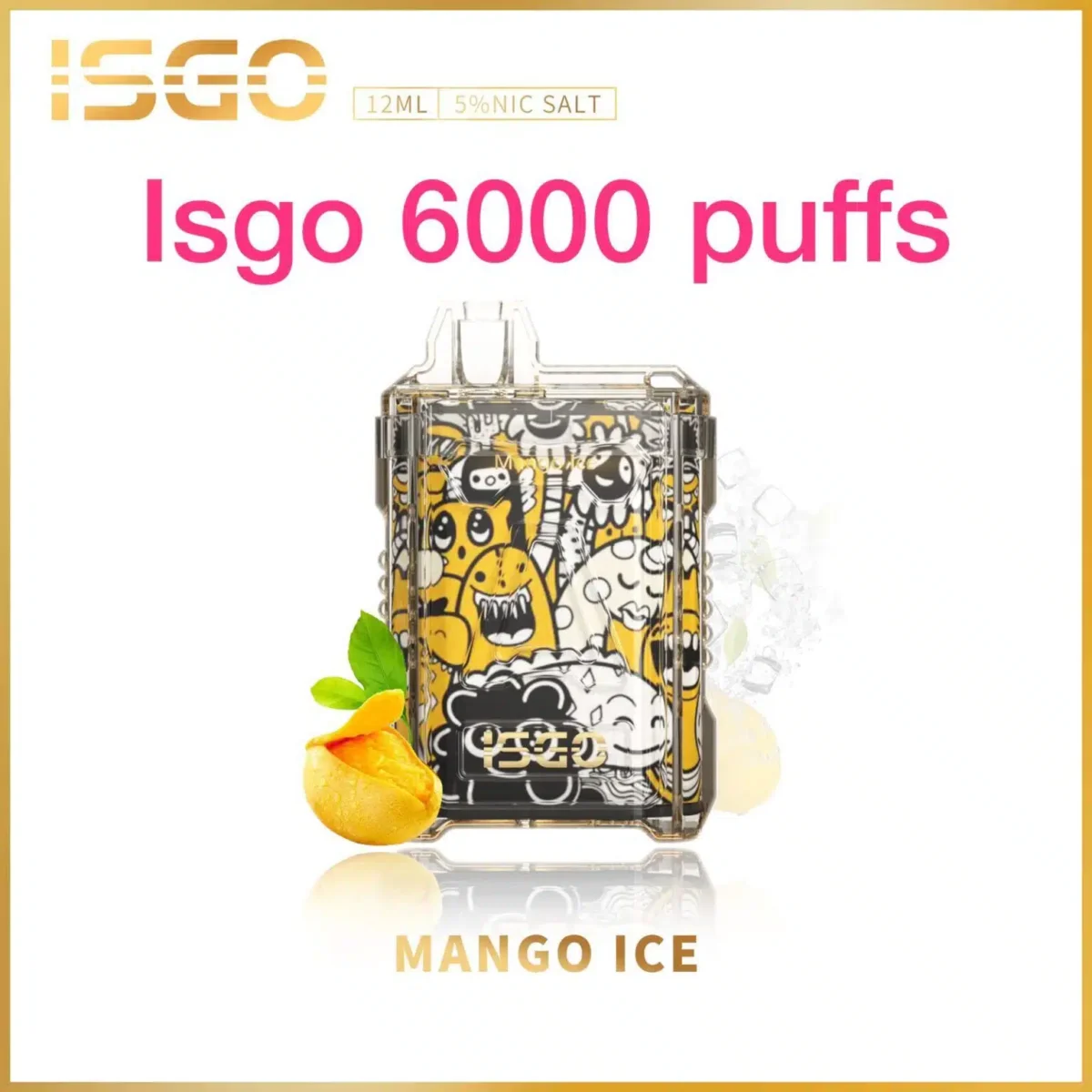 ISGO Vape 6000 Puffs Cherry Coke