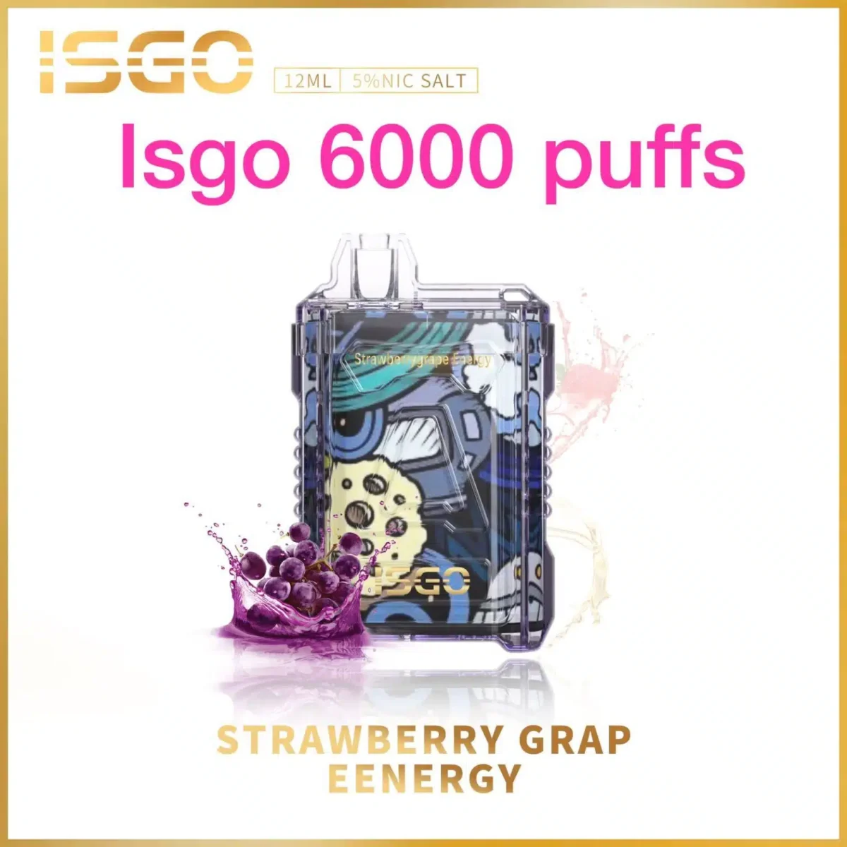ISGO Vape 6000 Puffs Cherry Coke