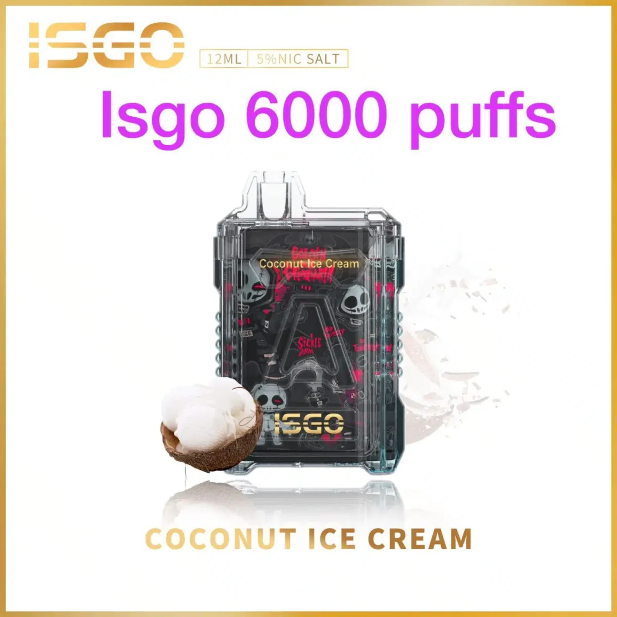 ISGO Vape 6000 Puffs Cherry Coke