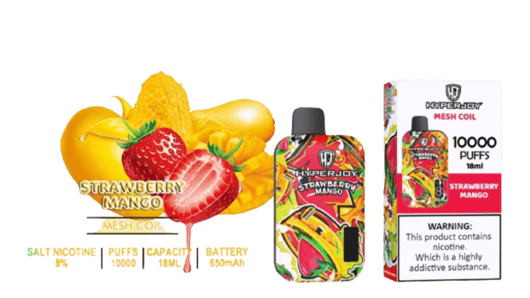 Hyperjoy 10000 Puffs Strawberry Mango