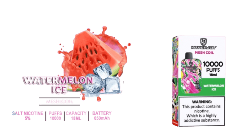 Hyperjoy 10000 Puffs Watermelon Ice