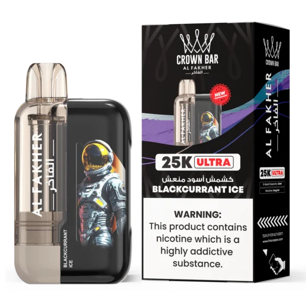 Al Fakher Ultra 25000 Disposable Vape | Bigger Puffs Kit Blackcurrant Ice