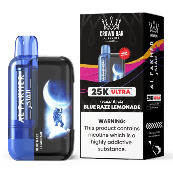 Al Fakher Ultra 25000 Disposable Vape | Bigger Puffs Kit Blue Razz Lemonade