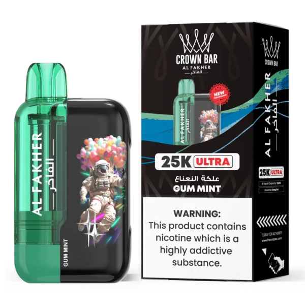 Al Fakher Ultra 25000 Disposable Vape | Bigger Puffs Kit Gum Mint